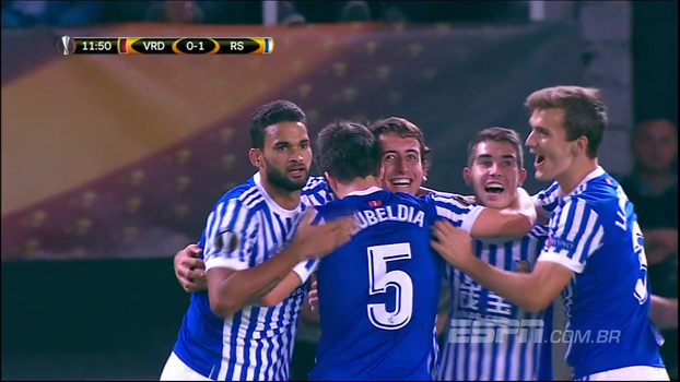 Europa League: Melhores momentos de Vardar Skopje 0 x 6 Real Sociedad Veja os melhores momentos de Vardar Skopje 0 x 6 Real Sociedad