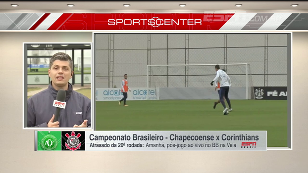 Flávio Ortega traz as notícias do último treino do Corinthians antes de enfrentar a Chapecoense Flávio Ortega traz as notícias do último treino do Corinthians antes de enfrentar a Chapecoense