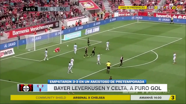 Celta de Vigo sai na frente com golaço, mas toma empate do Leverkusen em amistoso Celta de Vigo sai na frente com golaço, mas toma empate do Leverkusen em amistoso
