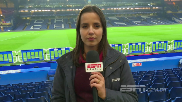 Com Willian, Gerson e Alisson, Natalie Gedra traz as informações do empate entre Chelsea e Roma Com Willian, Gerson e Alisson, Natalie Gedra traz as informações do empate entre Chelsea e Roma