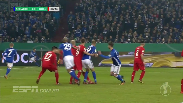 Schalke vence o Colonia por 1 a 0 e avança às quartas de final da Copa da Alemanha Assista aos melhores momentos da vitória do Schalke sobre o Colonia por 1 a 0!