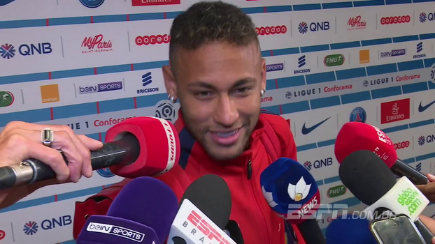 Neymar diz que precisa melhorar e se adaptar e fala sobre pênalti cobrado por Cavani: 'Não existe ciúme' Neymar diz que precisa melhorar e se adaptar e fala sobre pênalti cobrado por Cavani: 'Não existe ciúme'