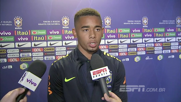Gabriel Jesus fala sobre 'respeito a momento de Coutinho' e exalta: 'Mesmo classificados, temos a mesma entrega' Gabriel Jesus fala sobre 'respeito a momento de Coutinho' e exalta: 'Mesmo classificados, temos a mesma entrega'