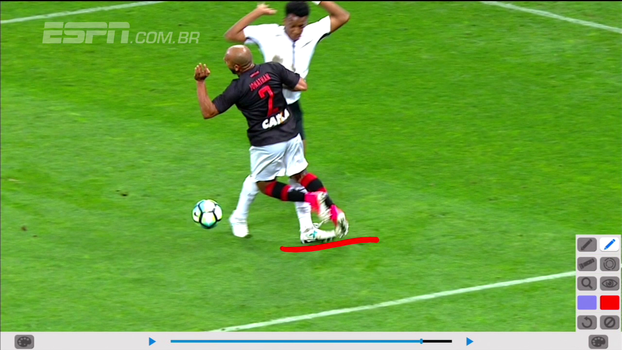 Pênaltis para o Palmeiras e para o Grêmio, e falta em gol do Fla? Sálvio Spinola analisa principais polêmicas da rodada Para Sálvio, pisão de Moisés em Jonathan não foi pênalti: 'Estou com a arbitragem neste caso'
