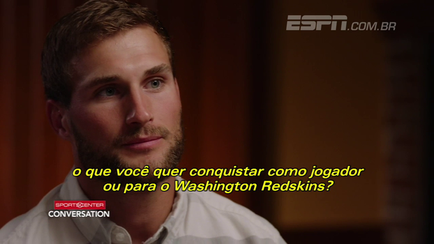 Kirk Cousins cita Montana e Manning e fala em querer jogar a carreira inteira nos Redskins Kirk Cousins cita Montana e Manning e fala em querer jogar a carreira inteira nos Redskins