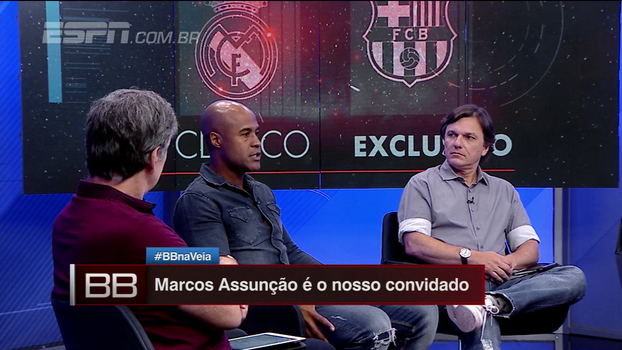 Marcos Assunção diz que ensinou Neymar a cobrar falta e escolhe Marcelinho como batedor favorito Marcos Assunção diz que ensinou Neymar a cobrar falta e escolhe Marcelinho como batedor favorito