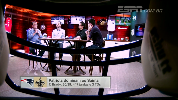 Paulo Antunes ironiza: 'A melhor unidade da defesa do New Orleans Saints é o ataque' Paulo Antunes ironiza: 'A melhor unidade da defesa do New Orleans Saints é o ataque'