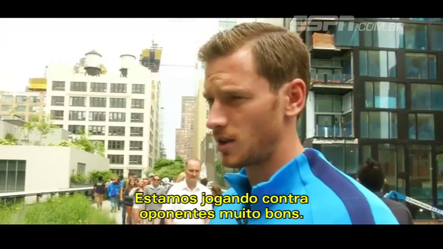Vertonghen aprova pré-temporada do Tottenham e vê time em boa forma Vertonghen aprova pré-temporada do Tottenham e vê time em boa forma