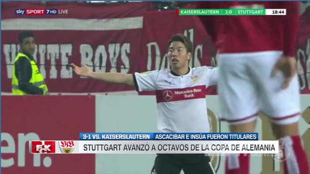 Stuttgart vence Kaiserslautern fora de casa e vai às oitavas da Copa da Alemanha Stuttgart vence Kaiserslautern fora de casa e vai às oitavas da Copa da Alemanha