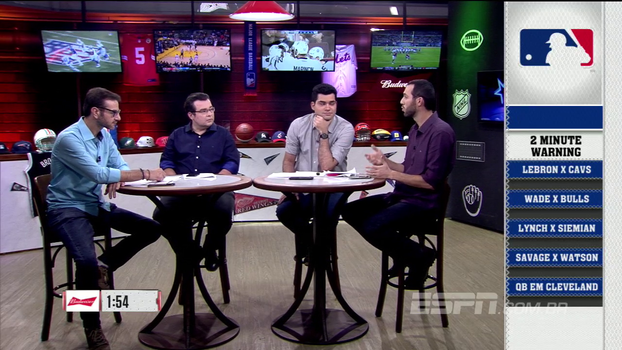 Two-Minute Warning do ESPN League destaca os assuntos mais quentes da semana Two-Minute Warning do ESPN League destaca os assuntos mais quentes da semana