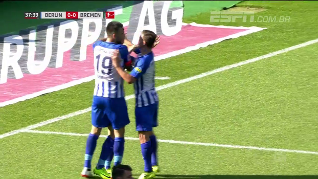 Hertha Berlin abre o placar, mas leva empate no segundo tempo e tropeça em casa Hertha Berlin abre o placar, mas leva empate no segundo tempo e tropeça em casa