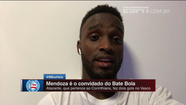 Mendoza comemora momento no Bahia, fala sobre contrato com Corinthians e sonha com Copa e Europa: 'Quero jogar em nível alto' Mendoza comemora momento no Bahia, fala sobre contrato com Corinthians e sonha com Copa e Europa: 'Quero jogar em nível alto'