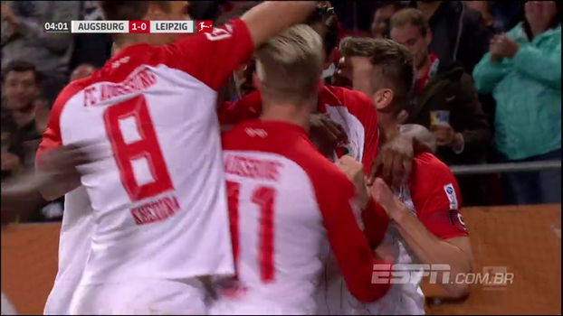 Augsburg surpreende, vence o Leipzig e assume 3ª colocação da Bundesliga Assitas melhores momentos da vitória do Augsburg sobre o Leipzig por 1 a 0!