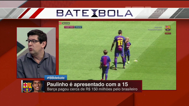 'O grande cartão de visitas dele é a seleção', Celso Unzelte analisa chegada de Paulinho no Barcelona 'O grande cartão de visitas dele é a seleção', Celso Unzelte analisa chegada de Paulinho no Barcelona