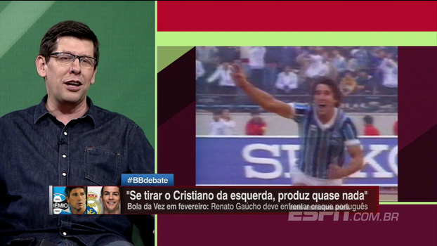 Veja comparação dos jogadores Renato Gaúcho e Cristiano Ronaldo; Unzelte: 'Renato não foi um CR7' Veja comparação dos jogadores Renato Gaúcho e Cristiano Ronaldo; Unzelte: 'Renato não foi um CR7'