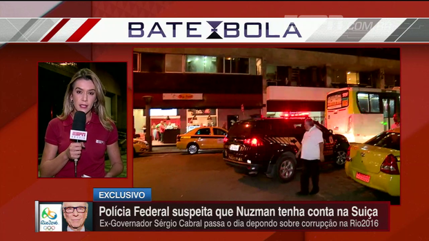 Gabi Moreira informa sobre interrogatório de Sérgio Cabral e situação de possível conta de Nuzman na Suíça Gabi Moreira informa sobre interrogatório de Sérgio Cabral e situação de possível conta de Nuzman na Suíça