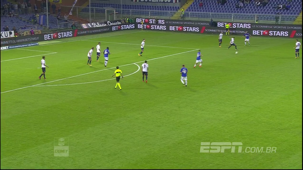 Sampdoria atropela o Crotone e ultrapassa Roma no Italiano Assista aos gols da vitória da Sampdoria sobre o Crotone por 5 a 0!