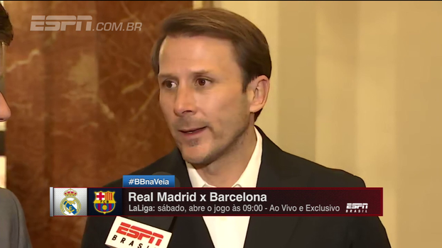 Mendieta, ex-Barcelona, fala sobre o clima do 'El Clásico': 'O país para uma semana antes' Mendieta, ex-Barcelona, fala sobre o clima do 'El Clásico': 'O país para uma semana antes'