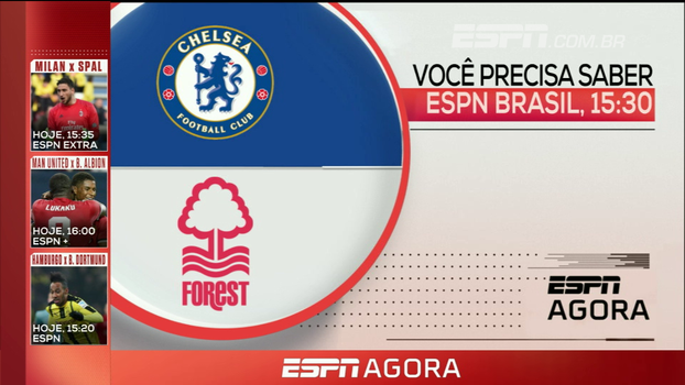Campeonato Italiano, Copa da Liga Inglesa e mais; veja os destaques da programação desta quarta-feira dos canais ESPN Campeonato Italiano, Copa da Liga Inglesa e mais; veja os destaques da programação desta quarta-feira dos canais ESPN