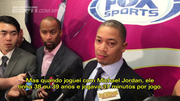 Técnico dos Cavs minimiza problema sobre tempo em quadra de LeBron James; astro também comenta sobre seus números Técnico dos Cavs minimiza problema sobre tempo em quadra de LeBron James; astro também comenta sobre seus números