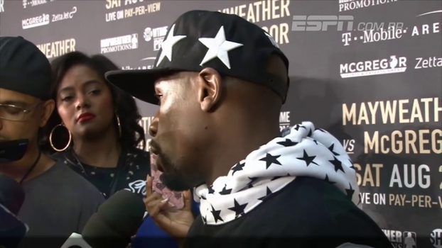 Seguidores, milhões na conta e mais; Mayweather explica os motivos pelos quais ele é o 'Lado A' da luta Seguidores, milhões na conta e mais; Mayweather explica os motivos pelos quais ele é o 'Lado A' da luta