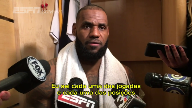 LeBron diz que aprendeu a jogar em qualquer posição desde criança: 'Sei cada uma das jogadas' LeBron diz que aprendeu a jogar em qualquer posição desde criança: 'Sei cada uma das jogadas'