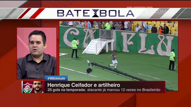 Bertozzi elogia evolução de Henrique Dourado: ‘Posicionamento do Ceifador é impressionante’ Bertozzi elogia evolução de Henrique Dourado: ‘Posicionamento do Ceifador é impressionante’