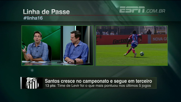 Arnaldo vê Santos melhor com Levir, mas avalia: 'Posição na tabela não reflete o que vem jogando' Arnaldo vê Santos melhor com Levir, mas avalia: 'Posição na tabela não reflete o que vem jogando'