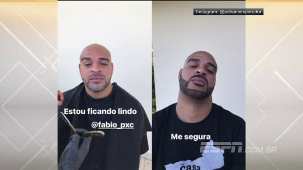 Adriano Imperador posa com novo visual e manda recado: 'Me segura!' Adriano Imperador posa com novo visual e manda recado: 'Me segura!'