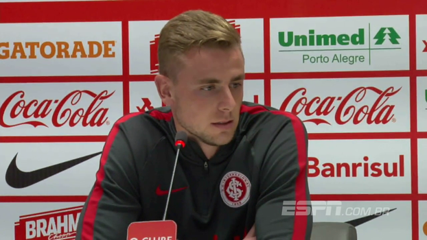 Zagueiro do Inter, Klaus fala sobre recuperação na Série B e foca na sequência da competição Zagueiro do Inter, Klaus fala sobre recuperação na Série B e foca na sequência da competição