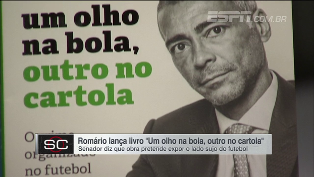 Romário lança o livro 'Um olho na bola, outro no cartola' em São Paulo Romário lança o livro 'Um olho na bola, outro no cartola' em São Paulo