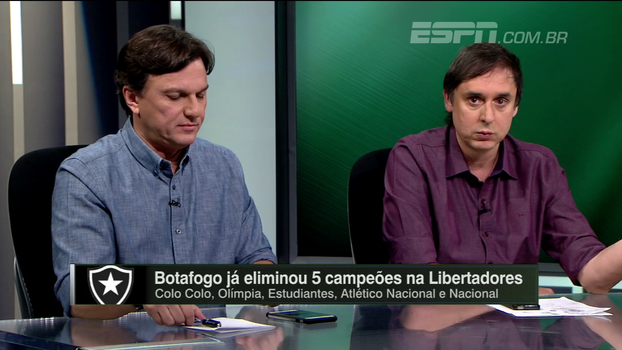 Tironi: 'Os obstáculos do Botafogo na Libertadores foram muito maiores do que de Fla, Atlético-MG e Palmeiras' Tironi: 'Os obstáculos do Botafogo na Libertadores foram muito maiores do que de Fla, Atlético-MG e Palmeiras'