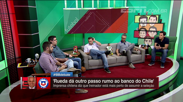 BB Debate analisa chances de Rueda trocar Flamengo por seleção do Chile BB Debate analisa chances de Rueda trocar Flamengo por seleção do Chile