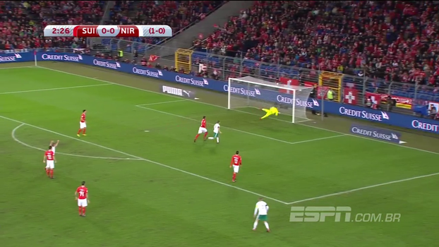 Eliminatórias Europeias: Melhores momentos de Suíça 0 x 0 Irlanda do Norte Assista aos melhores momentos do empate entre Suíça e Irlanda do Norte, por 0 a 0, pelas Eliminatórias Europeias