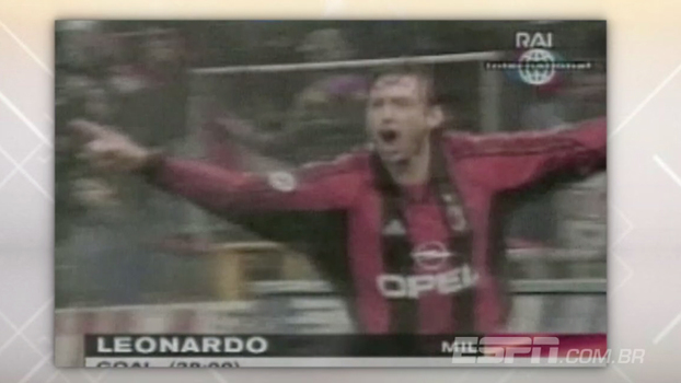 Leonardo e Bierhoff marcaram para o Milan, mas gol de falta de Ortega deu empate à Sampdoria em 1998 Leonardo e Bierhoff marcaram para o Milan, mas gol de falta de Ortega deu empate à Sampdoria em 1998