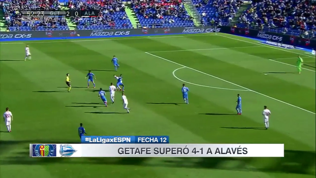 Com belo gol de Ángel, Getafe faz 4 a 1 no Alavés e sobe na tabela do Espanhol Com belo gol de Ángel, Getafe faz 4 a 1 no Alavés e sobe na tabela do Espanhol