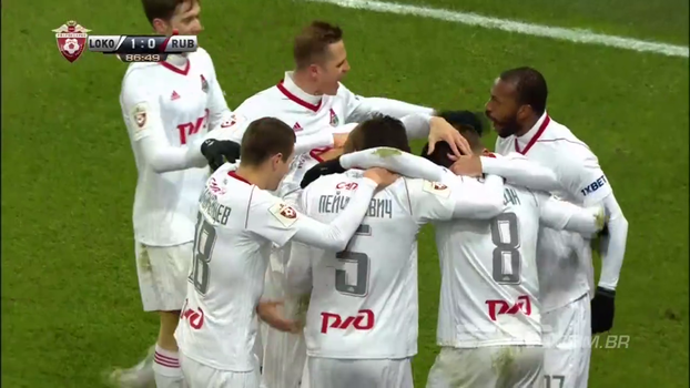 Farfán faz no fim, Lokomotiv Moscou vence Rubin Kazan e segue firme na liderança do Russo Farfán faz no fim, Lokomotiv Moscou vence Rubin Kazan e segue firme na liderança do Russo