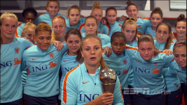 Lieke Martens é eleita a melhor jogadora do mundo Lieke Martens é eleita a melhor jogadora do mundo