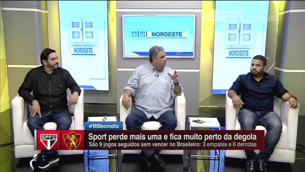Briga para não cair ou vaga na Libertadores? BB Nordeste diz que foco do Sport no Brasileiro é contra a queda para Série B Briga para não cair ou vaga na Libertadores? BB Nordeste diz que foco do Sport no Brasileiro é contra a queda para Série B