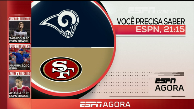 LaLiga, início da 3ª rodada da NFL e golfe: veja a programação dos canais ESPN nesta quinta-feira LaLiga, início da 3ª rodada da NFL e golfe: veja a programação dos canais ESPN nesta quinta-feira
