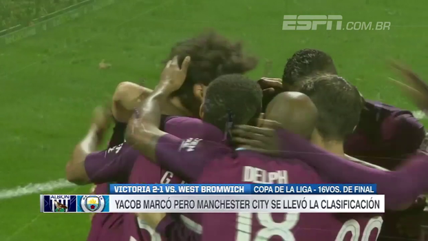 Sané faz 2 gols, Manchester City vence West Bromwich e avança na Copa da Liga Inglesa Sané faz 2 gols, Manchester City vence West Bromwich e avança na Copa da Liga Inglesa