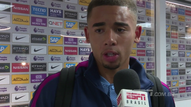 Gabriel Jesus entende substituição no intervalo e diz ter ficado chateado por não ajudar o City Gabriel Jesus entende substituição no intervalo e diz ter ficado chateado por não ajudar o City