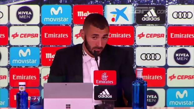 Benzema confirma vontade de voltar a jogar pela seleção francesa e cita trabalho forte no Real: 'Não vou desistir' Benzema confirma vontade de voltar a jogar pela seleção francesa e cita trabalho forte no Real: 'Não vou desistir'