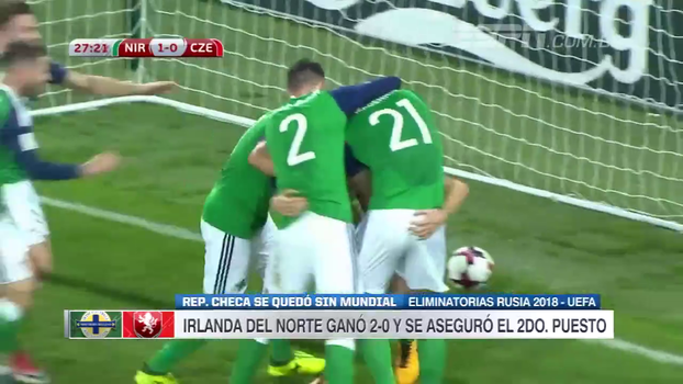 Ex-United marca, goleiro vacila, e Irlanda do norte vence a República Tcheca Assista aos gols da vitória da Irlanda do Norte sobre a República Tcheca por 2 a 0!