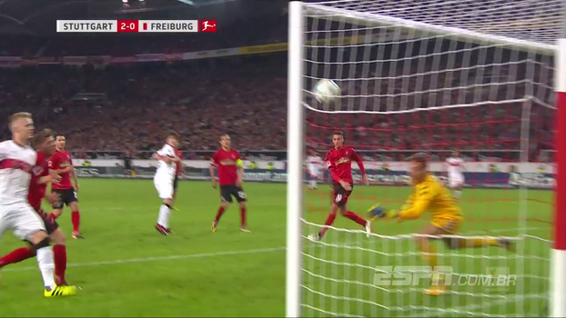 Stuttgart vence Freiburg por 3 a 0 e chega a 13 pontos na Bundesliga Stuttgart vence Freiburg por 3 a 0 e chega a 13 pontos na Bundesliga