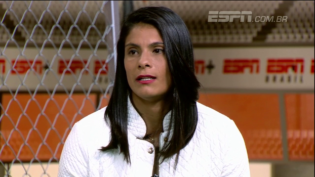 Sole Jaimes fala sobre futebol feminino na Argentina e elogia estrutura do Santos: 'Aqui você tem tudo' Sole Jaimes fala sobre futebol feminino na Argentina e elogia estrutura do Santos: 'Aqui você tem tudo'