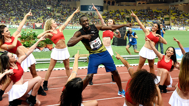 Bolt corre abaixo dos 10 segundos pela 1ª vez no ano e vence 100 metros da Liga Diamante Bolt corre abaixo dos 10 segundos pela 1ª vez no ano e vence 100 metros da Liga Diamante