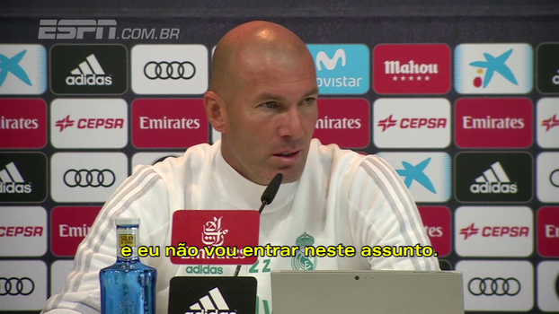 Zidane evita falar de assuntos políticos: 'Pensando unicamente no jogo' Zidane evita falar de assuntos políticos: 'Pensando unicamente no jogo'