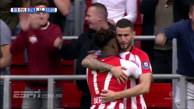 De virada, PSV vence AZ Alkmaar na estreia pelo Holandês De virada, PSV vence AZ Alkmaar na estreia pelo Holandês