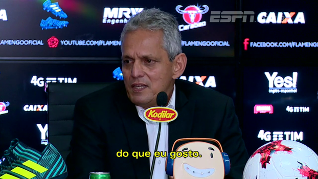 Rueda vê semelhanças entre Atlético Nacional e Fla e fala sobre primeiras impressões: 'É notável que doeu a derrota' Rueda vê semelhanças entre Atlético Nacional e Fla e fala sobre primeiras impressões: 'É notável que doeu a derrota'